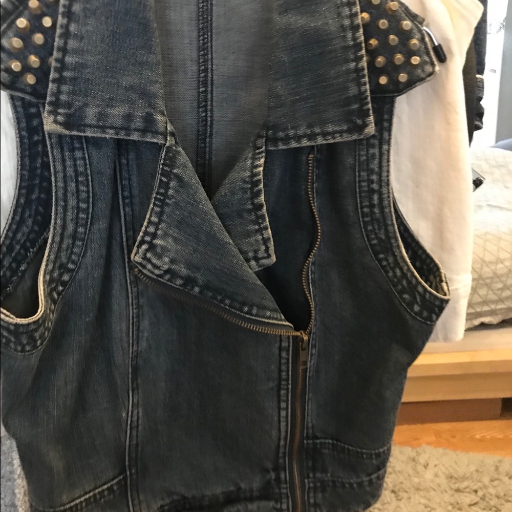 Highway demin vest